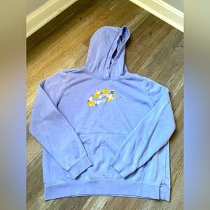 Nike Hoodie Sweatshirt Purple Yellow Green Camo Comfy Size S M L